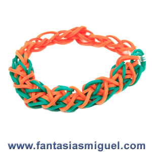Pulsera Aqua/Orange