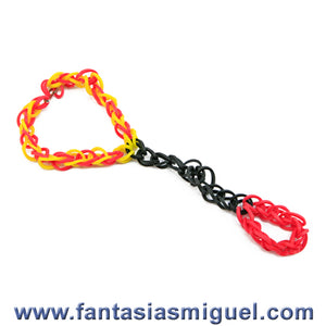 Pulsera Anillo Con Cadena