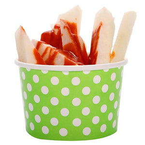 Vaso Verde Con Puntos