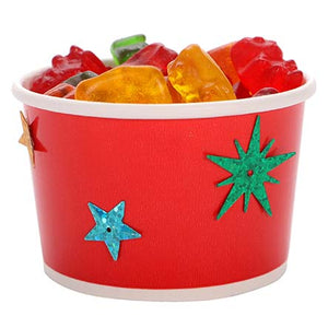 Vasito Rojo Con Estrellas