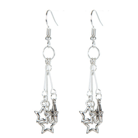 Aretes Largos De Estrella