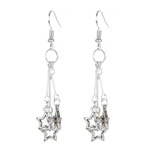 Aretes Largos De Estrella
