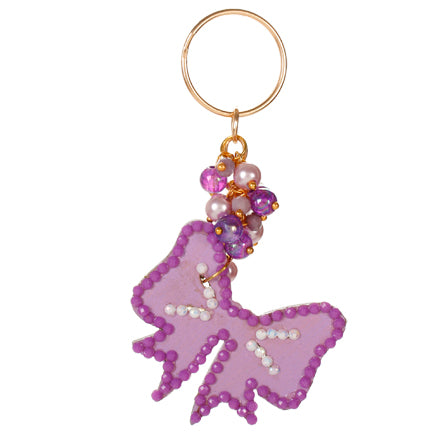 Llavero Con Dije De Madera Moño