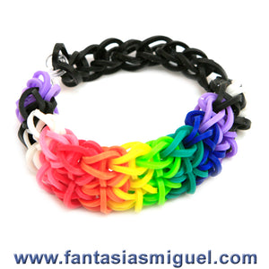 Pulsera Doble Rombo Multicolor
