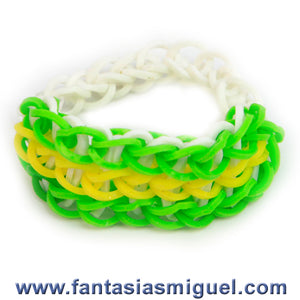 Pulsera Con Ligas Triple Brasil