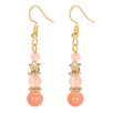 Fantasías Miguel Clave:CJ31 Aretes Coral-Oro