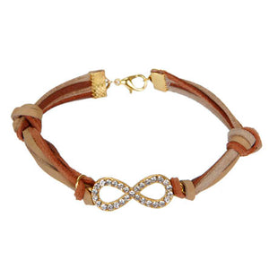 Pulsera Con Cordón Y Dije Infinito