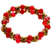 Fantasías Miguel Clave:ED56 Pulsera Rojo/Oro
