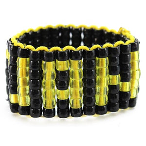 Brazalete Negro-Amarillo