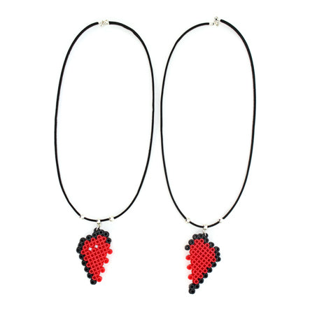 Collares Mitad De Corazón