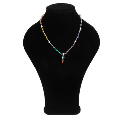 Fantasías Miguel Clave:GF343 Collar Con Filigrana Y Cristal Preciosa