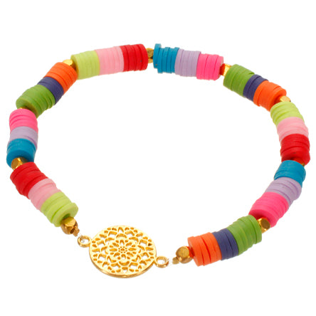 Pulsera Heishi Mandala