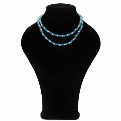 Fantasías Miguel Clave:IA177 Collar Turquesa Con Cuenta Redonda Brillante