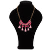 Fantasías Miguel Clave:IP2211 Collar Rosa Con Cadena