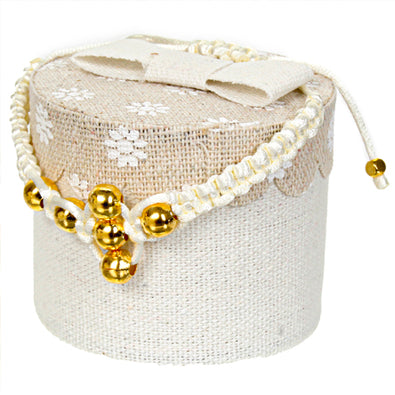 Fantasías Miguel Clave:IP2251 Recuerdo Pulsera Comunión Marfil-Oro