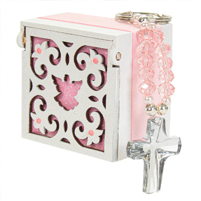 Fantasías Miguel Clave:IP2302 Llavero Rosa Cruz