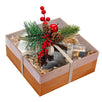 Fantasías Miguel Clave:ML3048 Caja Regalo Rustica Con Pick Navideño