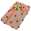 Fantasías Miguel Clave:ML3076 Caja Regalo Navidad Con Pom Poms