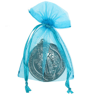 Bolsita Turqueza Con Medalla