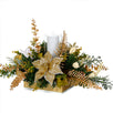Fantasías Miguel Clave:SR1188 Arreglo Blanco-Oro Con Vela