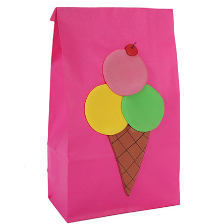 Bolsita Rosa Con Helado