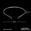 Fantasías Miguel Art.10213 Diadema De Metal 4mm 1pz