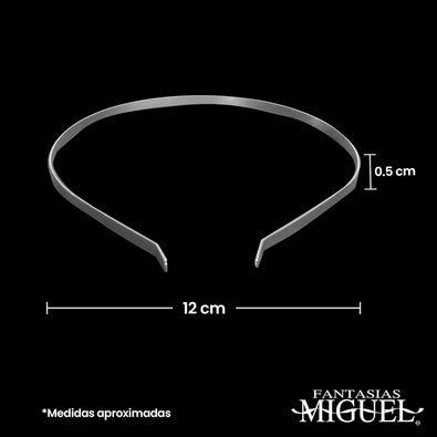 Fantasías Miguel Art.10213 Diadema De Metal 4mm 1pz