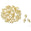 Fantasías Miguel Art.1026 Dije Cruz De Metal 16mm 50pz Oro