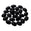 Fantasías Miguel Art.10262 Piedra Acrílico Oval 25X18mm 25pz Negro