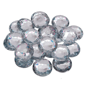 Art.10263 Piedra Acrílico Redonda 25mm 25pz