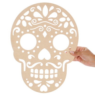 Fantasías Miguel Art.10268 Calavera Calada Grande 40x36cm 1pz