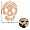 Fantasías Miguel Art.10268 Calavera Calada Grande 40x36cm 1pz