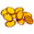 Fantasías Miguel Art.10312 Piedra Acrílico Oval 25X35mm 10pz Amarillo