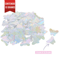 Art.10389 Lentejuela Mariposa Extra 22mm 10g