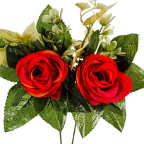 Art.10475 Ramo Rosas Abiertas x9 46cm 1pz