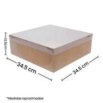 Art.10495 Caja De Regalo Tapa Transparente 12.5x34.5cm 1pz