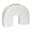 Fantasías Miguel Art.10526 Base Cerámica Arco 11.8x15x5cm 1pz Blanco