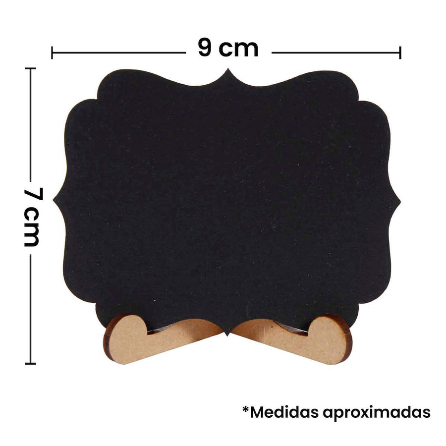 Art.10676 Mini Pizarrón Con Atril 7x9x4cm 4pz