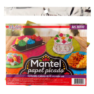 Fantasías Miguel Art.10732 Mantel Picado De Papel 45cm 4pz