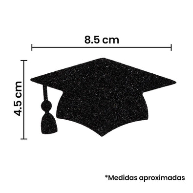 Fantasías Miguel Art.10745 Birrete Diamantado 4.5x8.5cm 10pz