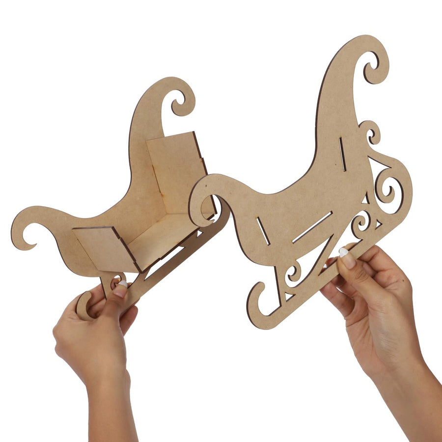 Art.10817 Trineo Santa Chico 17x25x9.5cm 1pz