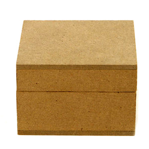 Art.1084 Caja Cuadrada De Madera
