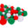 Fantasías Miguel Art.10879 Pom Poms Tamaños Surtidos 30g    (Aprox 70pz) 1pz Verde/Rojo