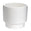 Fantasías Miguel Art.10885 Base Cerámica Rayas Grande 12.5x14.5cm 1pz Blanco