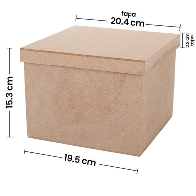 Fantasías Miguel Art.1097 Caja de Regalo Cubo Extra Grande 15x20.5cm 1pz