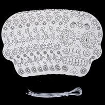 Art.11007 Mascara Para Pintar Calavera 21x16.5cm 8pz