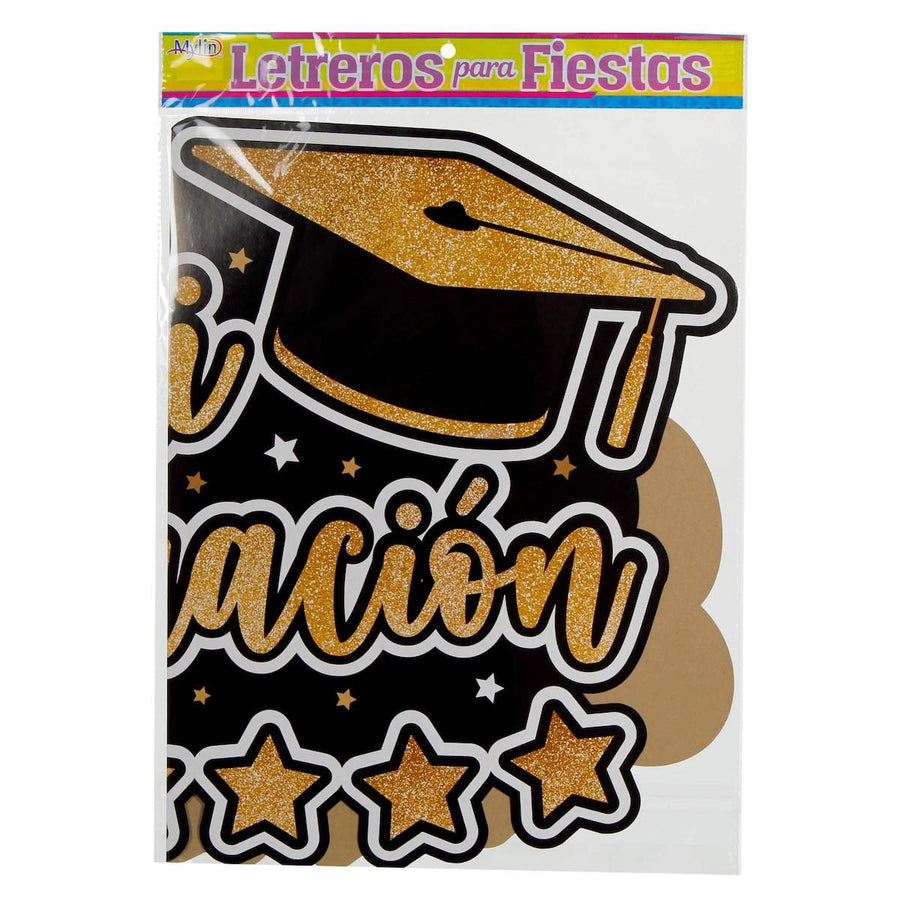 Art.11178 Letrero Mi Graduación 45x68cm 1pz