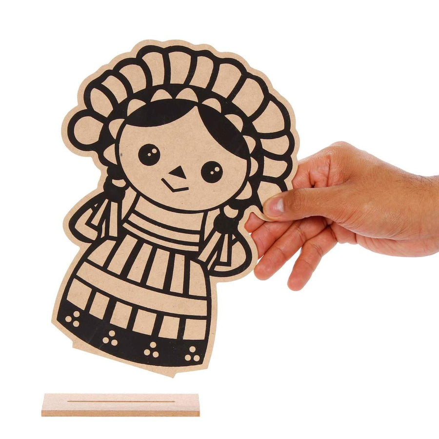 Art.11250 Muñeca Mexicana 25x18x4cm 1pz