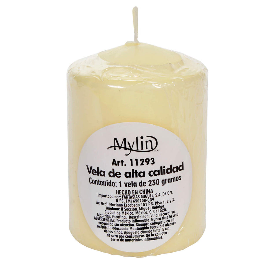 Art.11293 Vela Cirio Sin Aroma 10x7cm 1pz