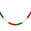 Fantasías Miguel Art.11338 Guía Gusano Tricolor Plástico 17cm  2m Tricolor